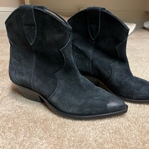 Isabel Marant suede cowboy booties - size 38